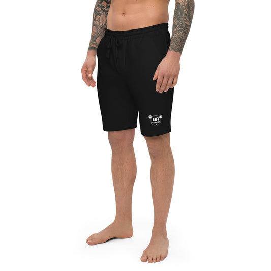 Fleece shorts black left - basquaredfitness