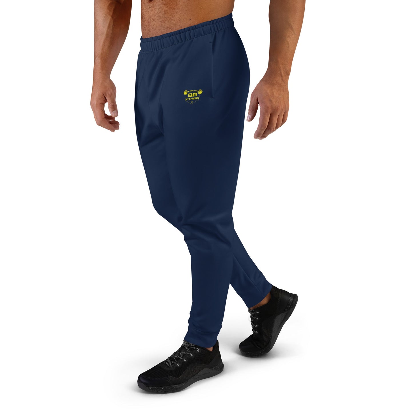 Men's joggers navy yellow - basquaredfitness