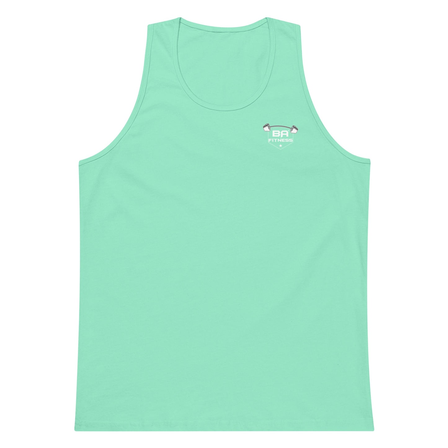 Premium tank top mint front - basquaredfitness