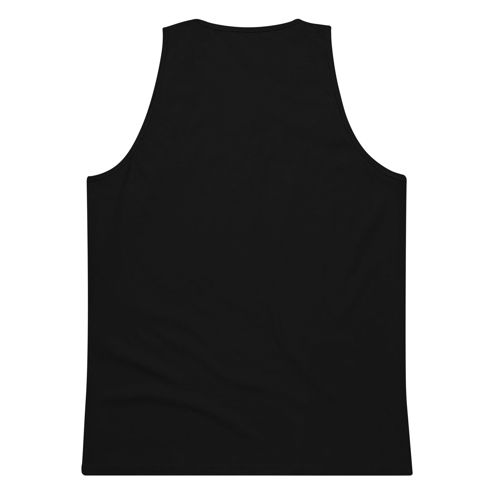 Premium tank top black back - basquaredfitness