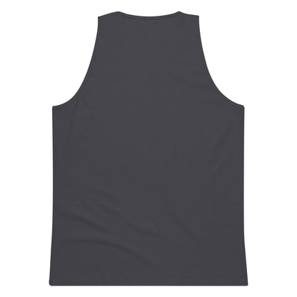 Premium tank top navy back - basquaredfitness