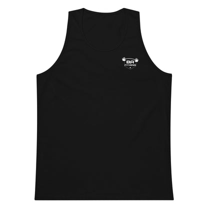 Premium tank top black front - basquaredfitness