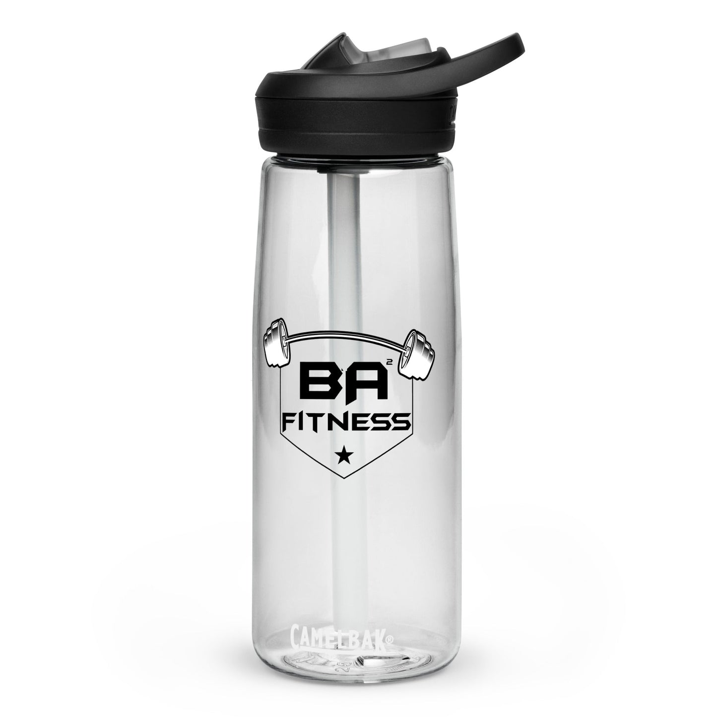 Sports water bottle clear - basquaredfitness