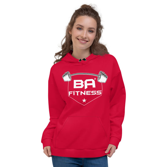 Unisex hoodie crimson - basquaredfitness