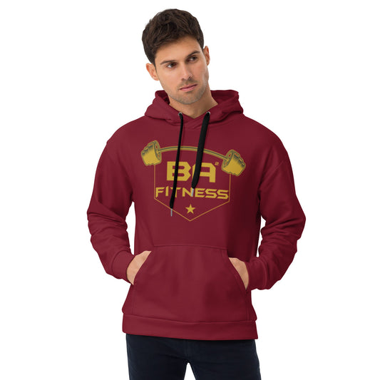 Unisex hoodie burgandy - basquaredfitness