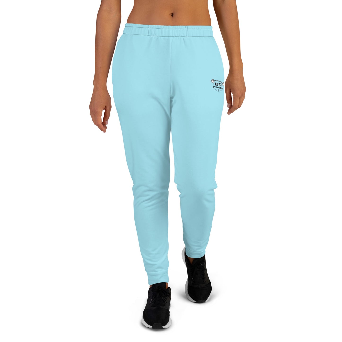 Women's joggers blizzard blue front - basquaredfitness