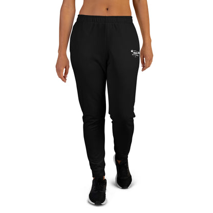 Women's joggers black front - basquaredfitness