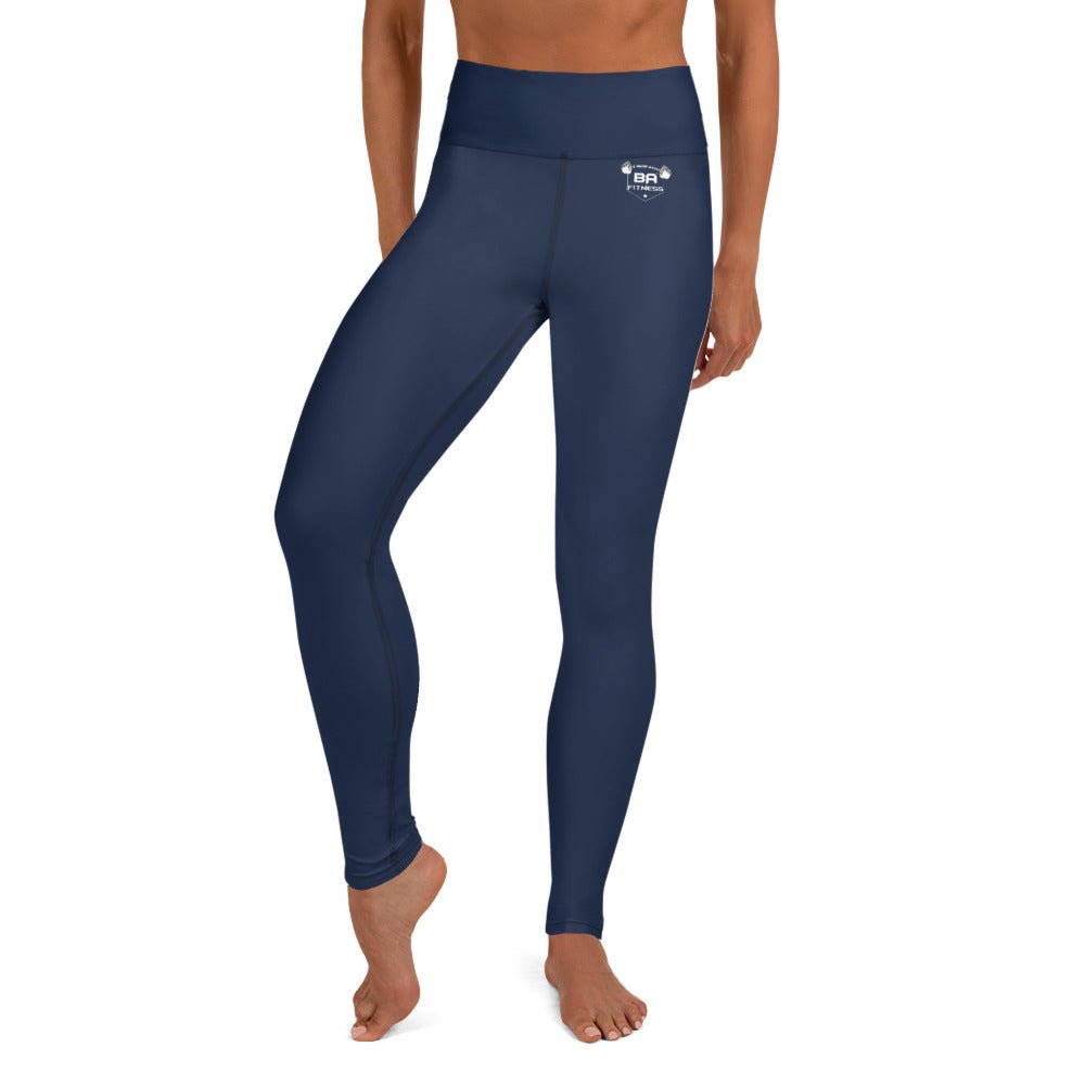 Yoga Leggings navy front - basquaredfitness