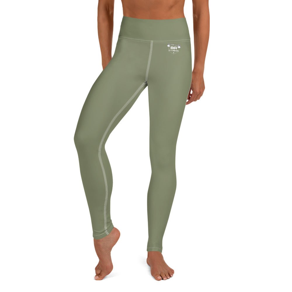 Yoga Leggings green front - basquaredfitness